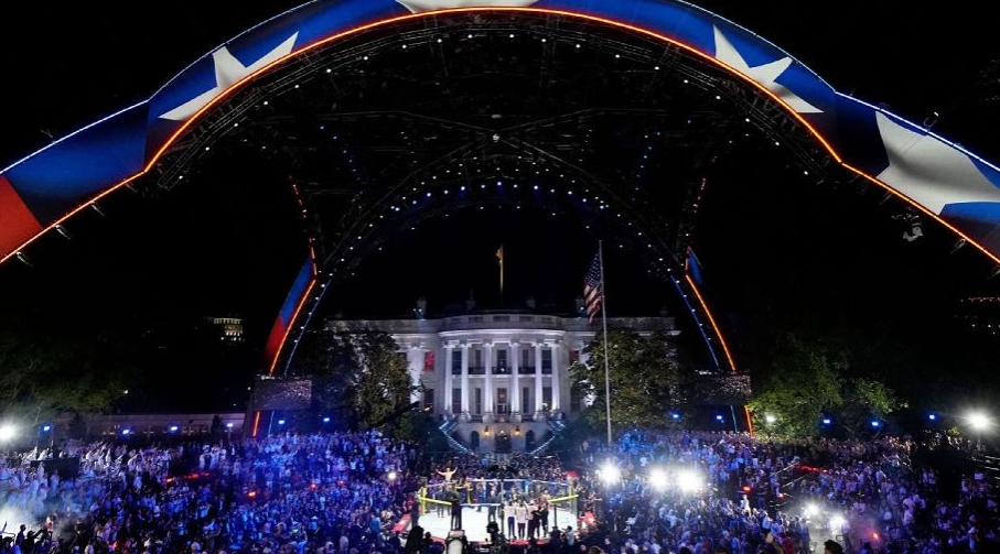 Гэтжи останавливает Топурию техническим нокаутом в 4-м раунде на UFC White House
